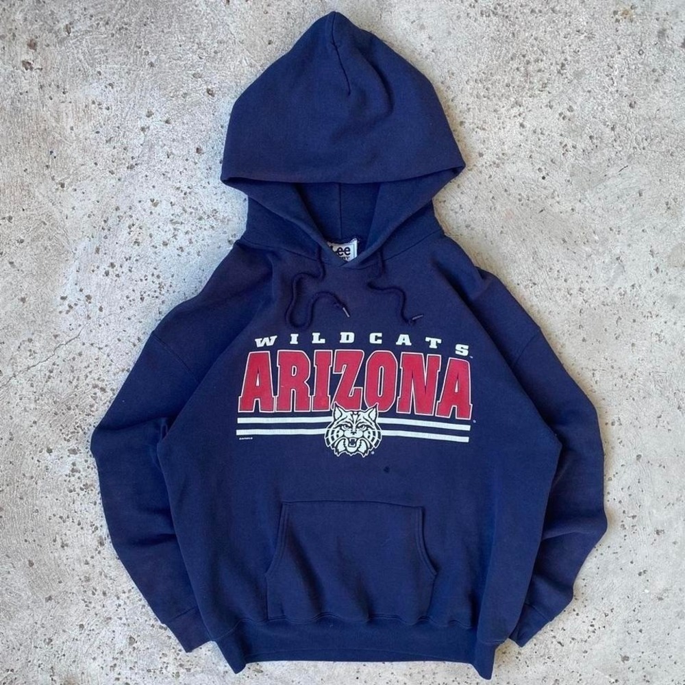 Vintage University of Arizona Wildcats Lee Sport Hoodie 90s College Sportswear L